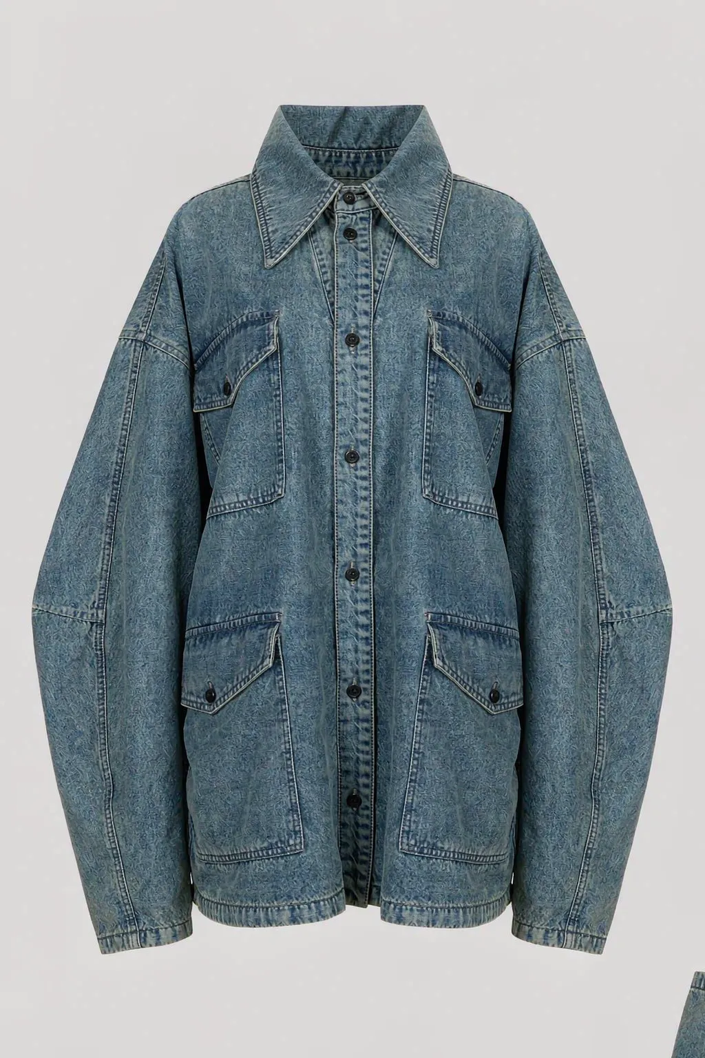 Oversized Denim Shirt
