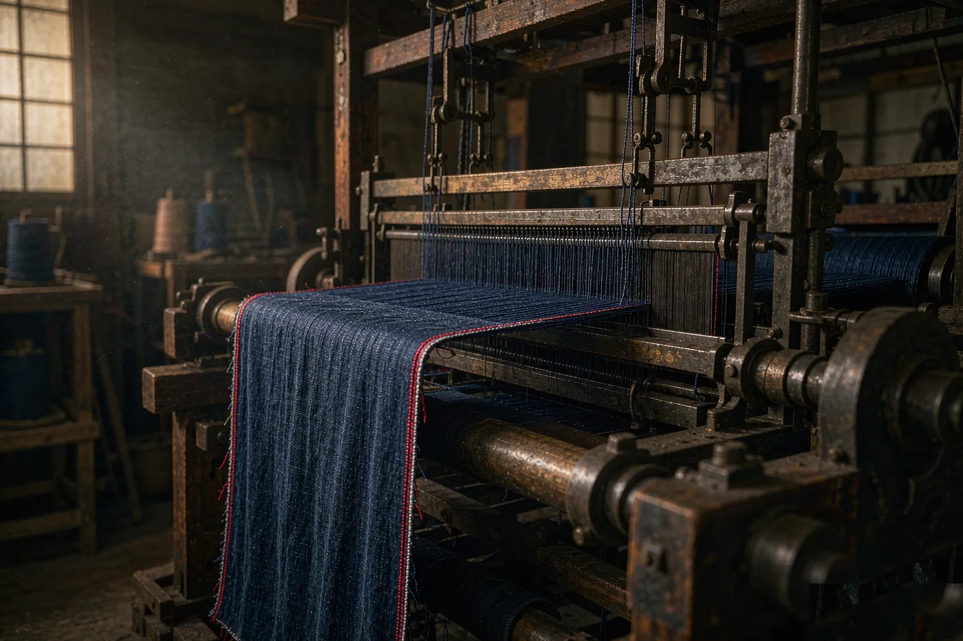 Shuttle-loom weaving